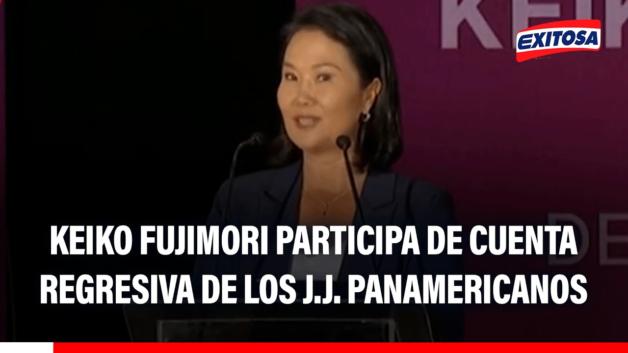 🔴🔵 Keiko Fujimori participa de cuenta regresiva de los Juegos Panamericanos Lima 2027