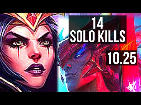 LEBLANC vs YONE (MID) | 14 solo kills, Legendary, 21/4/9, Rank 14 LeBlanc | EUW Challenger | v10.25
