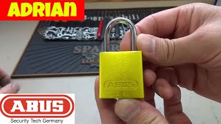 (697) Brand New Abus 72/30 Picked Open