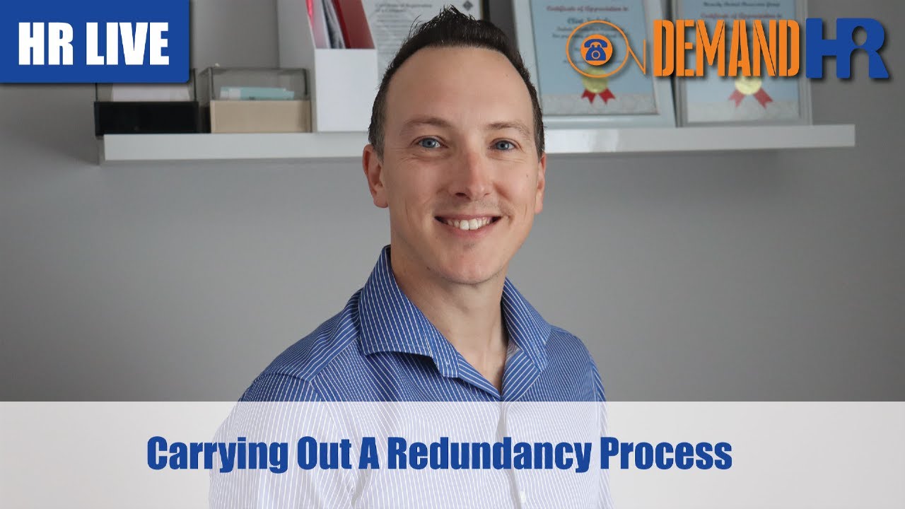 Carrying Out A Redundancy Process