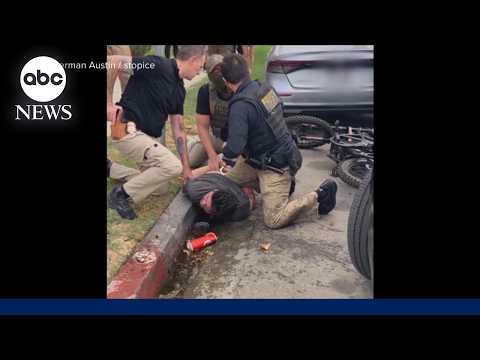 New videos show ICE takedown of U.S. citizen that reportedly left his arm broken
