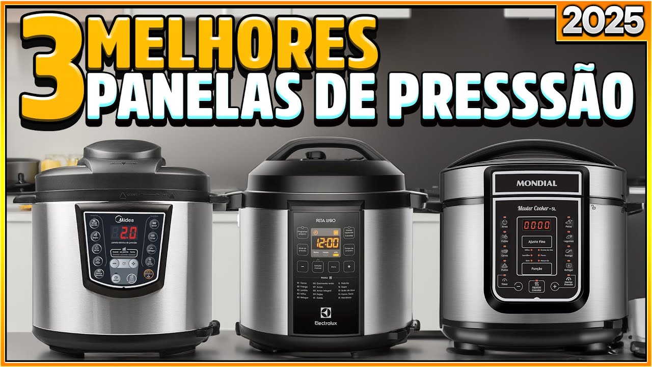 Qual a Melhor PANELA ELÉTRICA DE PRESSÃO em 2025? (melhor custo-benefício e mais vendidas!)