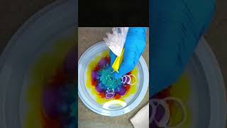 이 조합… 눈을 뗄 수 없다!#컬러아트 #레진아트 #만들기영상 #색감폭발 #예술 #DIY #핸드메이드 #아트 #힐링영상 #Shorts