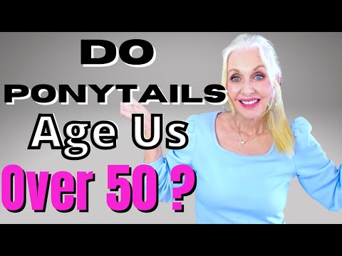 Can We Wear Ponytails Over 50 ? Mature Women’s Hairstyles