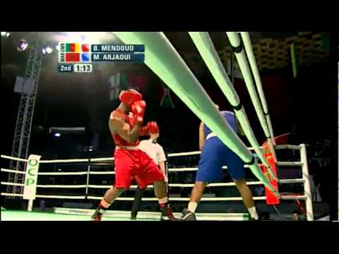 Super Heavy (+91kg) Final - Mendouo (CMR) vs Arjaoui (MAR) - 2012 African Olympic Qualifying Event