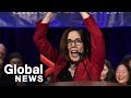 Midterm Elections: Oregon governor Kate Brown celebrates victory