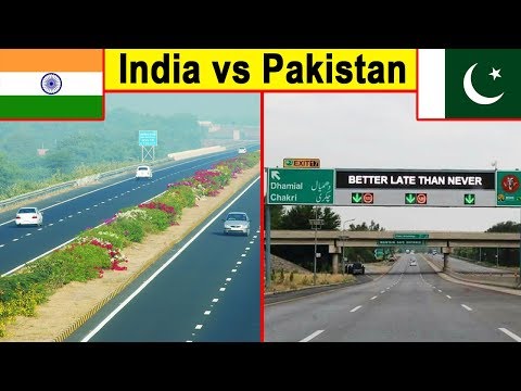 Indian roads vs Pakistani Roads (2018) Video