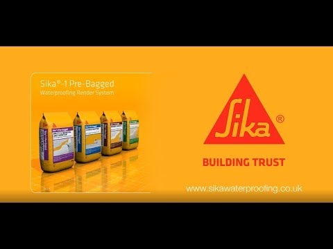 Sika®-1 Pre-Bagged Structural Waterproofing Render System