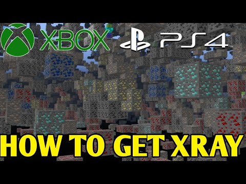 HOW TO GET XRAY ON MINECRAFT PS4/PS5/XBOX