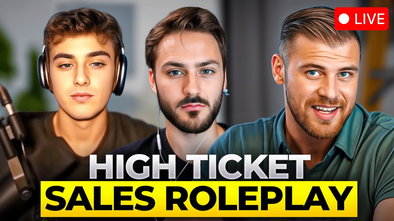 Sales Roleplay - High Ticket Trading Offer With $1M/mo Trainer [LIVE]