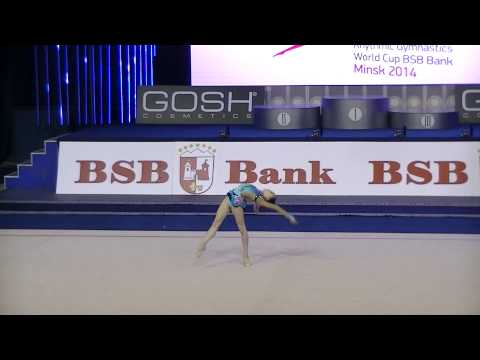 Ashirbayeva Sabina (KAZ)  hoop Qual Cup of World 2014 Minsk