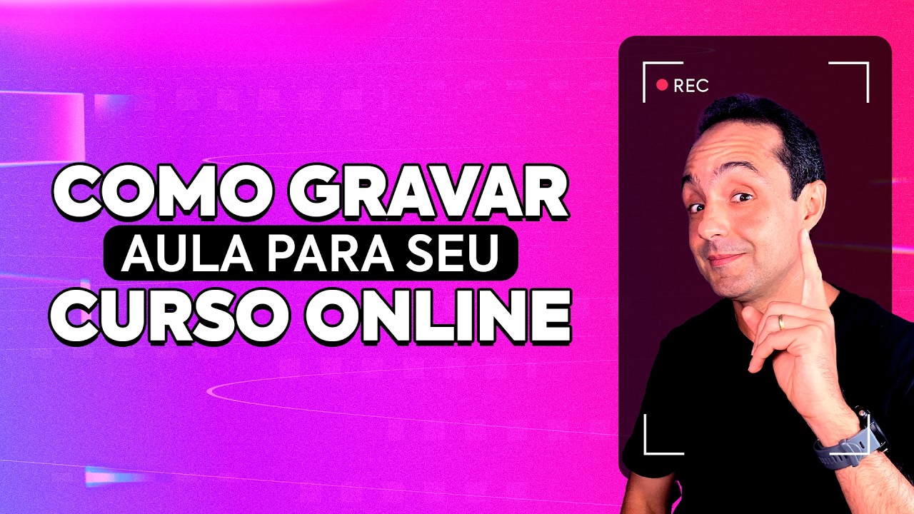 APRENDA Como GRAVAR AULA para CURSO ONLINE | Gravar Vídeo Aula PASSO A PASSO