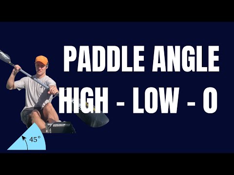 Optimising paddle angle set up and how it affects paddling technique Surfski or kayak
