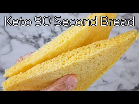 90 Second Keto Bread | Almond Flour Recipe