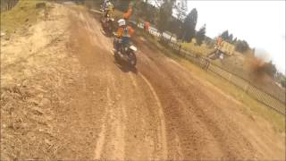 preview picture of video 'Meteorit cup Pacov 5.7.2014 - Junior Moto2 first lap'