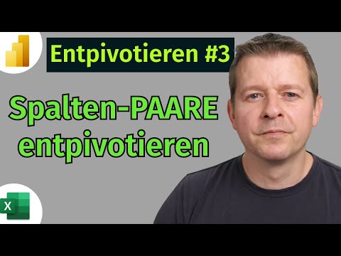 How to unpivot column pairs with Power Query