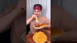 How to make the best New Years eve CHEESE BURGER for your friend?😅❤️🍔| CHEFKOUDY