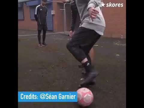 Paul Pogba and Sean Garnier amazing skills in the street