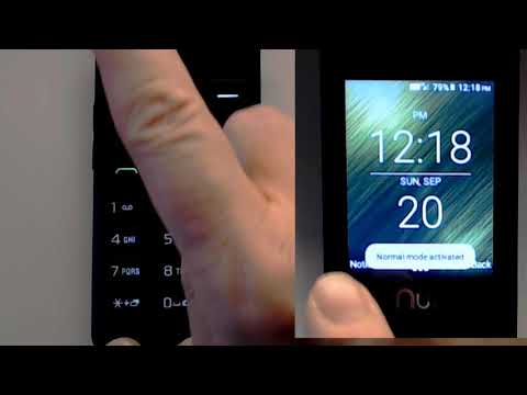 Nuu F4L - Setting Phone To Vibrate Mode