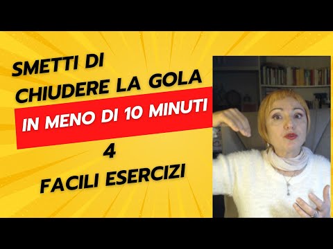 GOLA APERTA e RILASSATA, 4 FACILI ESERCIZI