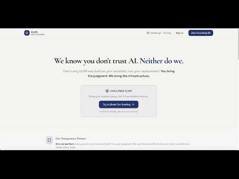 ELIOR for Teachers 공식 영상 미리보기