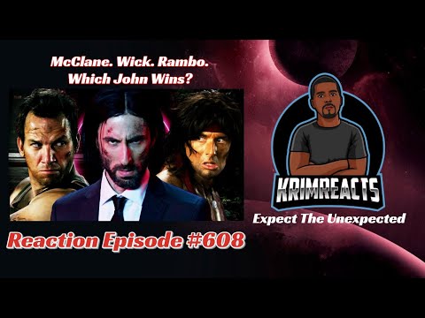 John Wick Vs. John Rambo Vs. John McClane Rap Battle REACTION | KrimReacts #608
