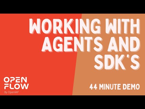 Working with agents and sdk’s