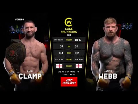 James Webb vs Andrew Clamp full fight