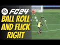 How to Ball Roll and Flick Right (while running) in EA SPORTS FC 24