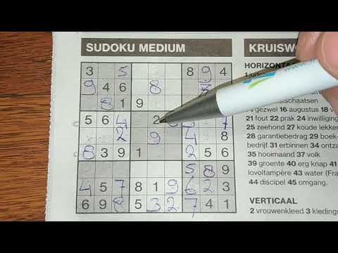 Medium rare please... Medium Sudoku puzzle (#315) 11-05-2019