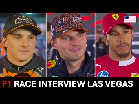 F1 Post Race Interview – Drivers React to the Las Vegas GP 2025!