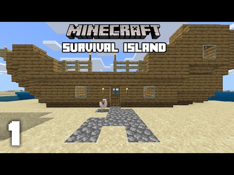 EPIC Shipwrecked Survival Island Base Build!