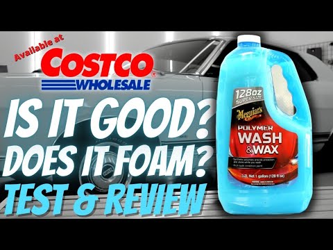 MEGUIARS Polymer Wash and Wax available at COSTCO | Best Car Wash Soap | Soap for Foam Cannon