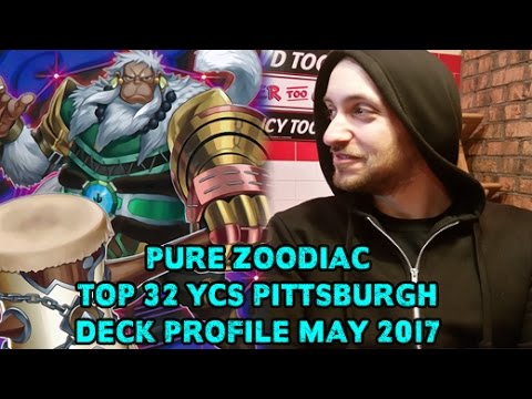 No Boarbow Pure Zoodiac - YCS Pittsburgh Top 32 Matthew Nistico - Yugioh Deck Profile May 2017