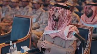 الأمير عبدالله بن بندر‬ وزير الحرس الوطني يقوم بزيارة تفقدية لكلية الملك خالد العسكرية