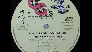 Barbara Jones - Don't Stop Loving Me