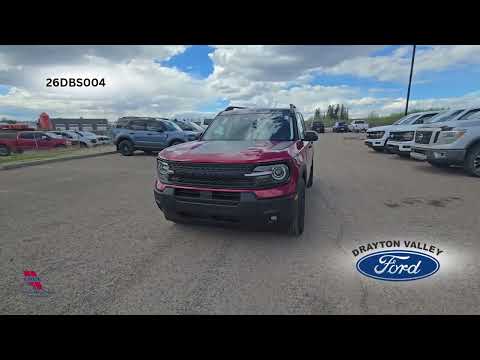 2026 Ford Bronco Sport Big Bend 4x4 in Red for sale at Drayton Valley Ford in Drayton Valley, AB