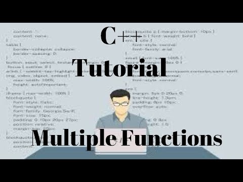 C Tutorial Multiple Functions Tutorial 8