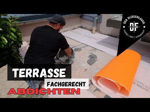 Professional sealing and drainage of terraces