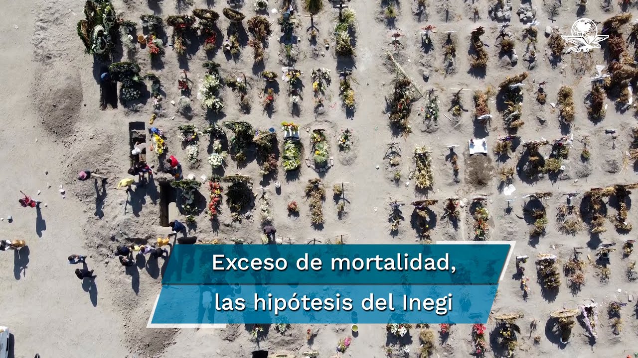 Muertes Covid. Inegi registra 108 mil 658 decesos en 8 meses