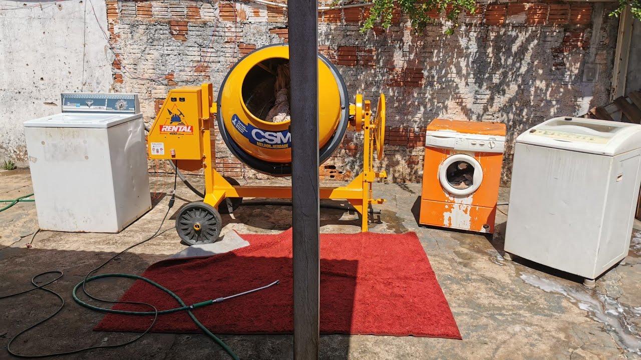 Destruição de Natal - Betoneiras e Maquinas