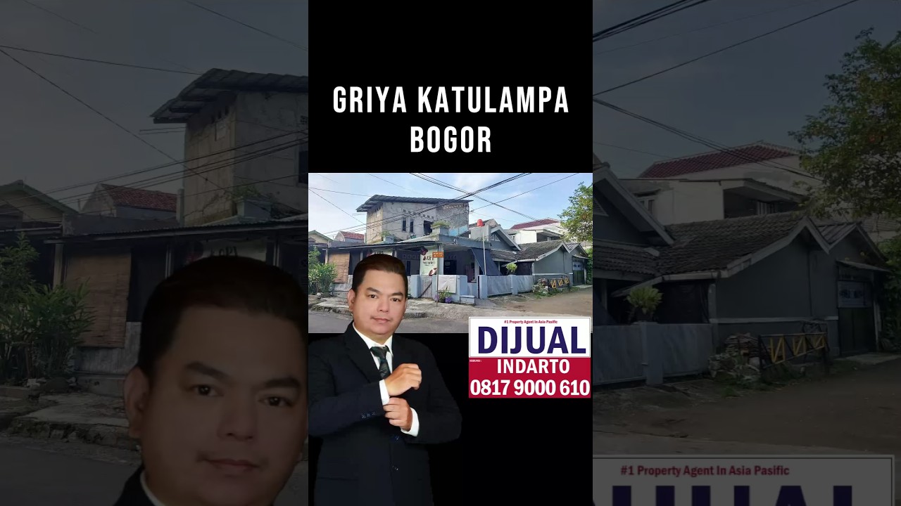For Sale Rumah LT 171m² LB 150m² di Griya Katulampa dekat Tol Summarecon Bogor