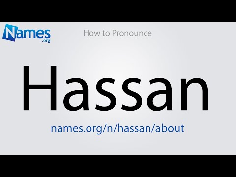How to Pronounce Hassan