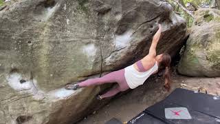 Video thumbnail de Lost Key Traverse, V6. Castle Rock State Park