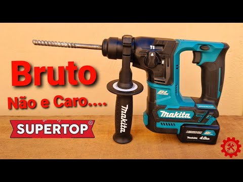 Martelete Rotativo Makita A Bateria 12v HR166 CXT - Teste Em Ação