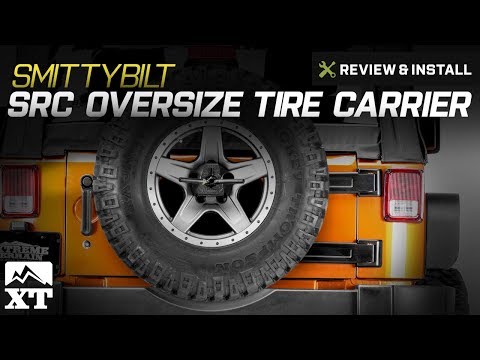 Jeep Wrangler Smittybilt SRC Oversize Tire Carrier (2007-2017 JK) Review & Install