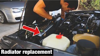 87' MK2 Jetta Radiator Replacement! ( Was It Actually Bad?? Lol )