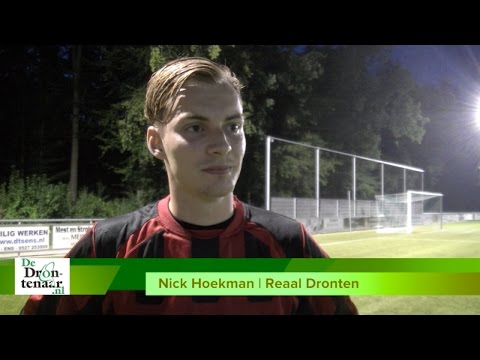 Nick Hoekman over SV Ens - Reaal Dronten 2-6