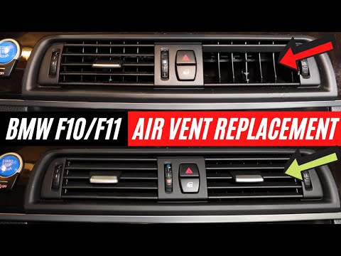 BMW F10 & F11 Front Air Vent Trim Replacement (Step-By-Step DIY)