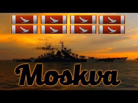 HEAVY Cruiser Moskva like a BOSS